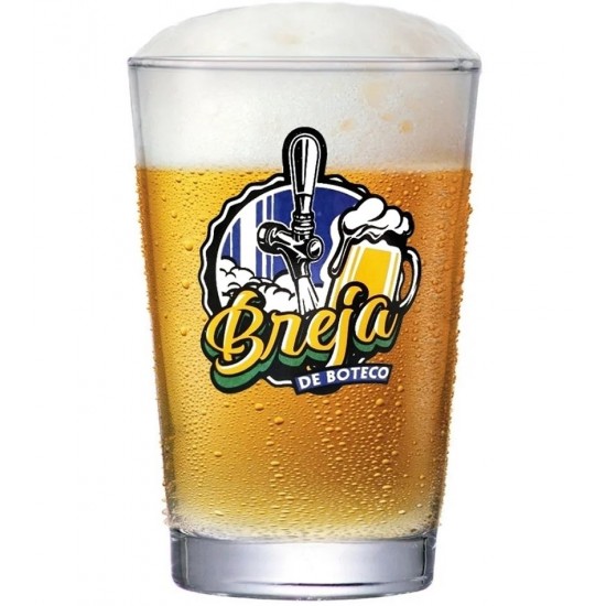 Jogo 6 Copos 350ml Para Cerveja Happy Hour Caldereta